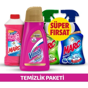Leke Çıkarıcı 900 ml Gold + Marc Sprey Set + Marc 900 ml APC