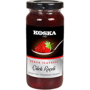 Şeker İlavesiz Çilek Reçeli 290 gr