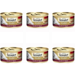 Gourmet Gold Parça Etli Ve Soslu Tavuk Ciğer 85 Gr x 6 Adet