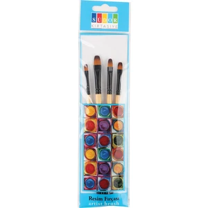 Set 13 4'lü Hobi Fırçası