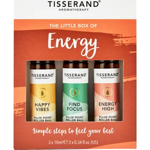 Tisserand Aromatheraphy Energy Aromaterapi Roller Ball Kit 3X10 Ml