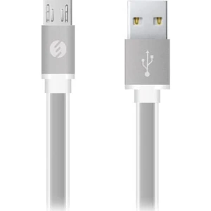 SW-C503 Micro Usb Data Şarj Kablosu Slim Beyaz