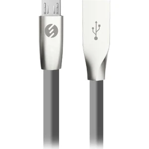 Swapp SW-C505 1m 2A Micro USB Metal Slim Siyah Data+Şarj Kablosu