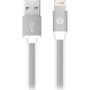 Swapp SW-C601 0.2m 2A iPhone Uyumlu5/6/iPad Metal Slim Beyaz Lightning Kablosu