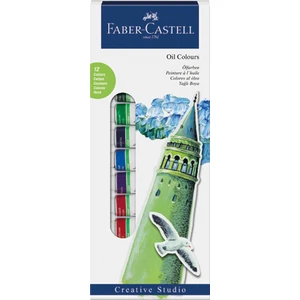 Yağlı Boya 12 renk 12 ml  tüp
