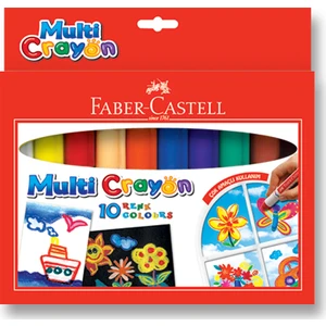 Faber-castell Mum Pastel Boya Multi Crayon 10 lu Karton Kutu