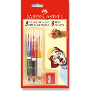 Yüz Boyası Kalemi 6 Renk