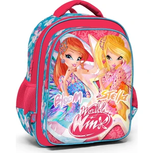 Winx Club Pembe ilkokul Sırt Okul Çantası Bloom Stella 63265