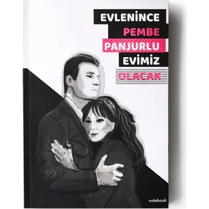 Pembe Panjur Noktalı Defter (A5)