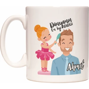 Rockn Fox Babalar Günü İsme Kişiye Özel Baba için İsim Yazılabilir Kupa Bardak