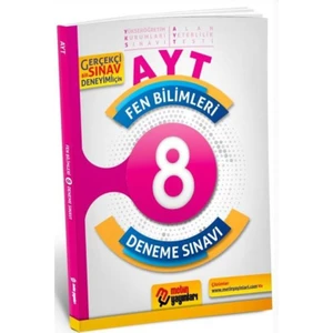 Metin Yayınları AYT Fen Bilimleri 8 Deneme Sınavı