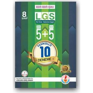 Bilal Işıklı 8.Sınıf Lgs Adım Adım Işıklı 10 Fasiküllü Deneme