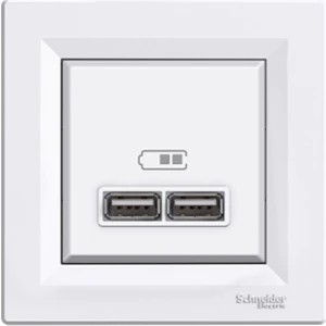 Schneider Electric Asfora 2'li USB Şarj Prizi