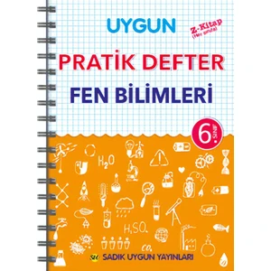 Sadık Uygun Yayınları Pratik Defter Fen Bilimleri 6. Sınıf