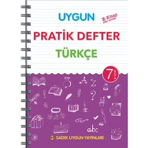 Sadık Uygun Yayınları Pratik Defter Türkçe 7. Sınıf