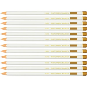 Beyaz Renk Kurşun İşaretleme Kalemi Tekstil Kumaş Karton Deri