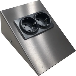 Dolap Tezgah Altı Paslanmaz Metal Priz Çok Şık!!!