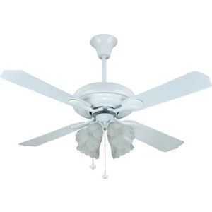 KaşkarI D48033 Lambalı Metal Beyaz Tavan Vantilatörü