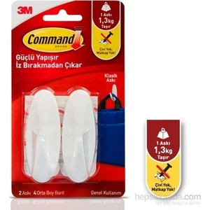 Command 17081 Askı Orta 1.3 Kg Taşır