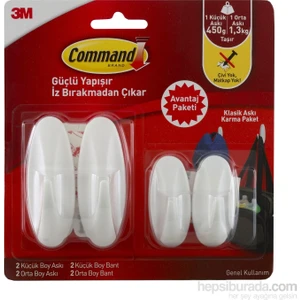 Command 17081-2Vp  Karma Askı 1.3 Kg ve 450 g Taşır