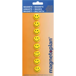 Smiley Mıknatıs Renkli Magnet 20 mm - 8 Adet