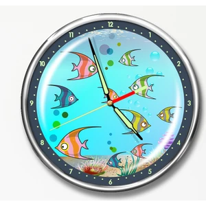 Dekor Loft Premium Gece Parlayan Çocuk Odası Duvar Saati FS-1513
