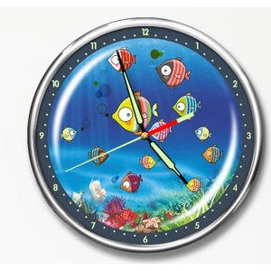 Dekor Loft Premium Gece Parlayan Çocuk Odası Duvar Saati FS-1514