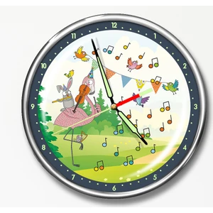 Dekor Loft Premium Gece Parlayan Çocuk Odası Duvar Saati FS-1557