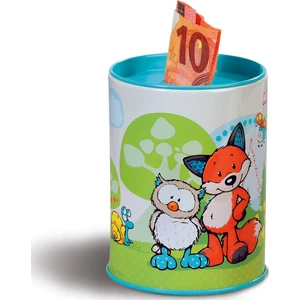 Ff12 Tilki-Baykuş Metal Kumbara