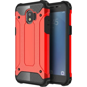 Samsung Galaxy Grand Prime Pro Kılıf Rugged Armor Kırmızı