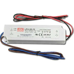 Mean Well  LPV 35 12 12 Volt 3 Amper IP67 Adaptör