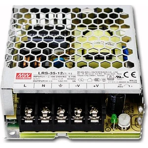 Mean Well  LRS 35 12 12Volt 0-3 Amper 36W Adaptör