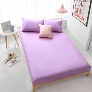 Aqua Home Tek Kişilik Lastikli Çarşaf Seti - Lila 100 x 200