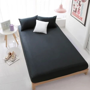 Aqua Home Tek Kişilik Lastikli Çarşaf Seti - Siyah 100 x 200