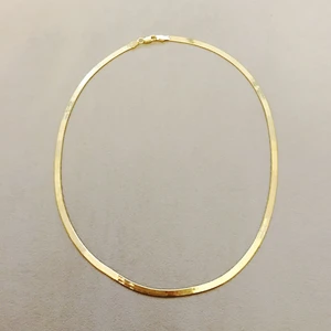Vella Jewels İtalyan Yassı Zincir 45 Cm (Gold Renk)