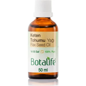 %100 Saf Doğal Keten Tohumu Yağı (linum usitatissimum) 50 ml