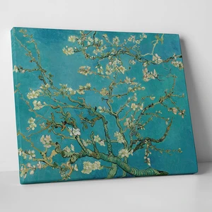 Vincent Van Gogh Çiçek Açan Badem Ağacı Kanvas Tablo 100 x 75 cm