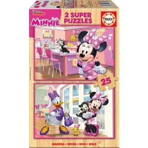 Educa Puzzle Minnie Happy Helpers X 25 Parça Ahşap