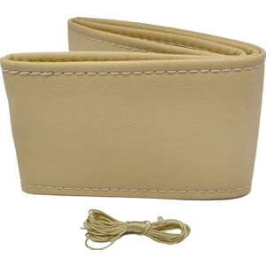 Düz Deri Sarmalı Dikme Direksiyon Kılıfı DK105