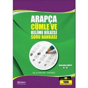 Akdem Yayınları Arapça Cümle ve Kelime Bilgisi Soru Bankası