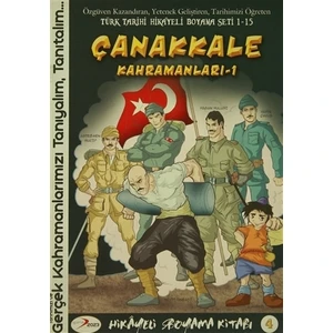 Çanakkale Kahramanları 1: Hikayeli Boyama Kitabı 4