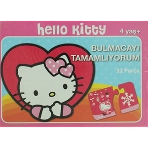Hello Kitty Bulmacayı Tamamlıyorum 32 Parça Yapboz
