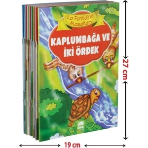La Fontaine Masalları (10 Kitap Takım - Büyük Boy)