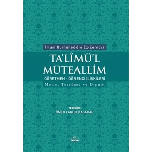 Ta'limü'l Müteallim Öğretmen - Öğrenci İlişkileri