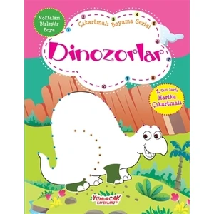 Dinazorlar - Çıkartmalı Boyama Serisi