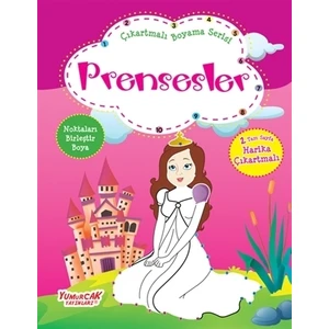 Prensesler - Çıkartmalı Boyama Serisi