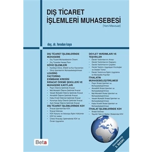 Dış Ticaret İşlemleri Muhasebesi