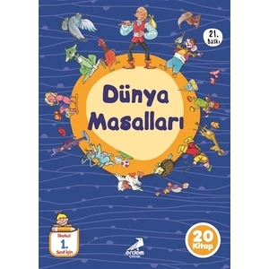 Düz Yazılı Dünya Masalları (20 Kitap Takım)