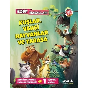Kuşlar, Vahşi Hayvanlar Ve Yarasa - Ezop Masalları