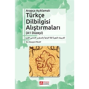Pegem Akademi Yayıncılık Arapça Açıklamalı Türkçe Dilbilgisi Alıştırmaları A1 Düzeyi